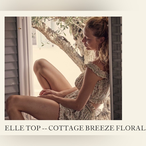 ✨🪷🍧DÔEN ‘Elle & Dew’ Silk Cottage Breeze Floral Embroidered Loungewear Set XS✨ - Picture 17 of 17
